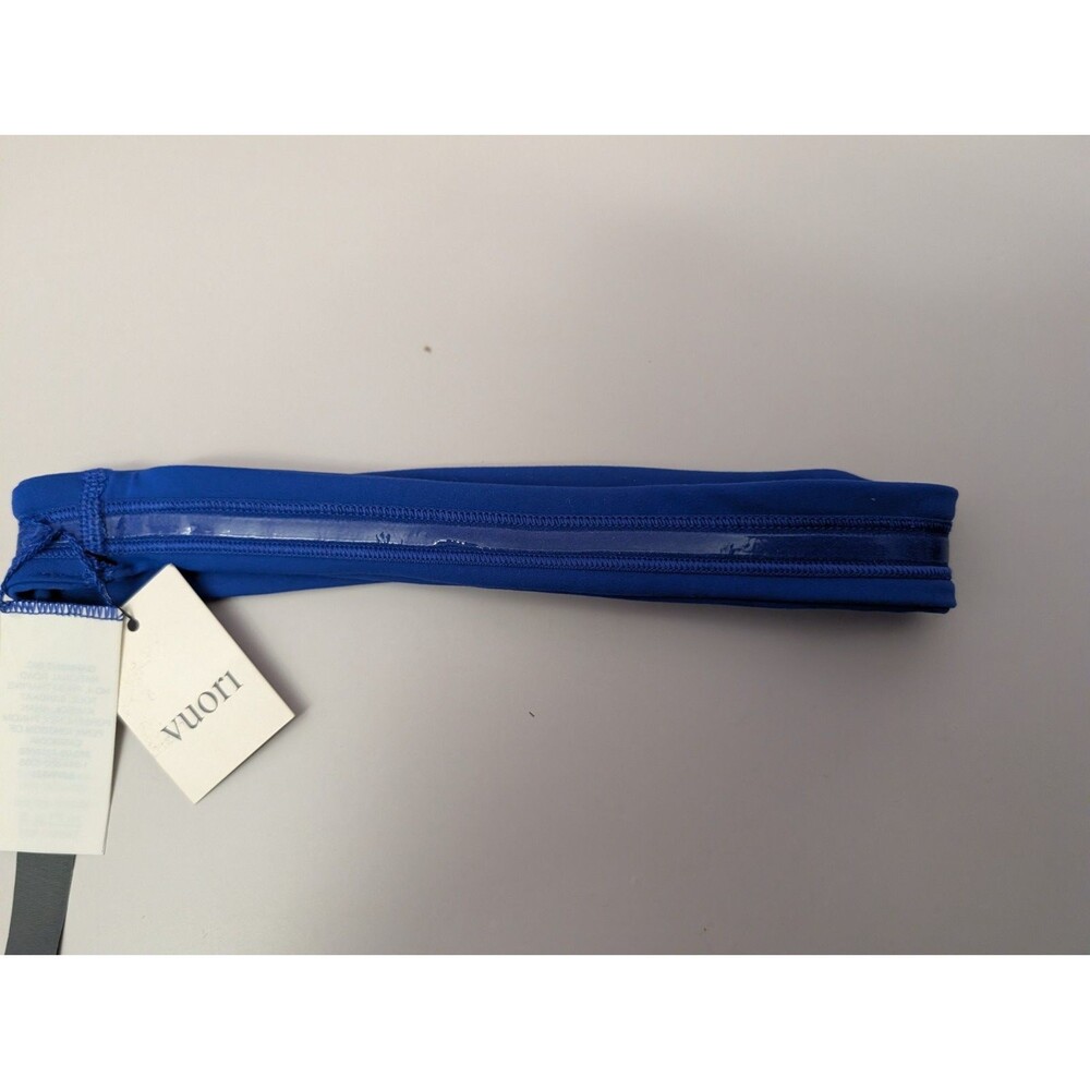 NWT Vuori Volley Headband Copenhagen Blue OS VW821 Stretch Unisex Activewear